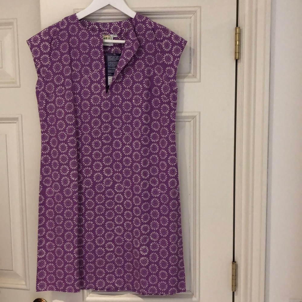 Three Islands Purple Shift Dress